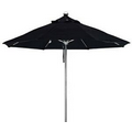 Commercial Stainless Steel Market Umbrella w/Fiberglass Ribs 9'